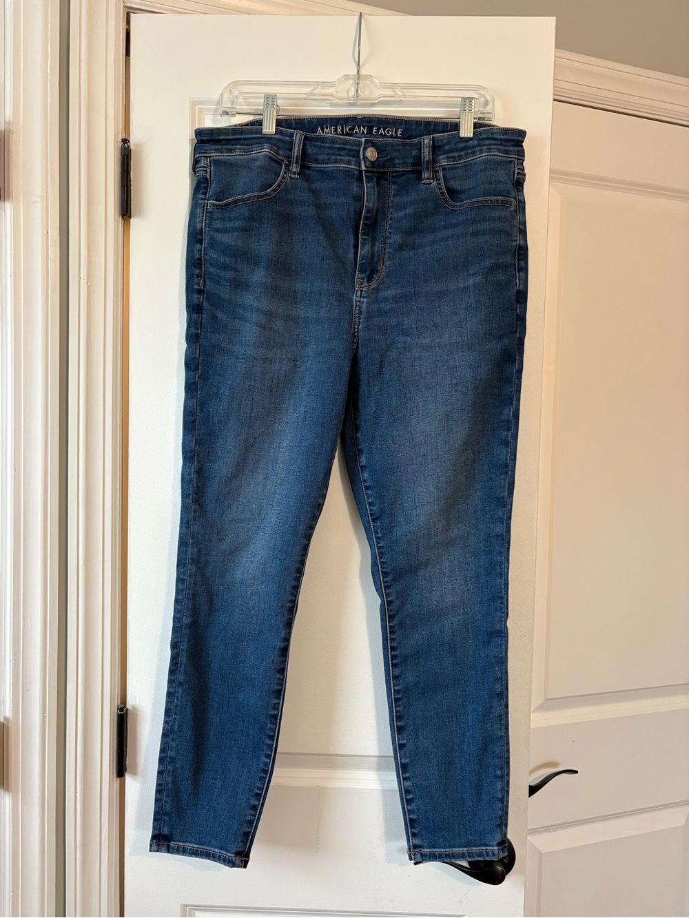 American Eagle Next Level High-Waisted Jegging- Brilliant Blue